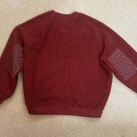 ✨SOLD✨ Madewell (re)sourced sherpa sweatshirt: quilted edition - Picture 2 of 4